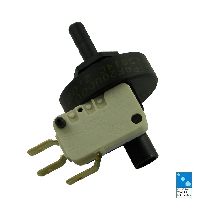 Maximum and minimum pressure switch